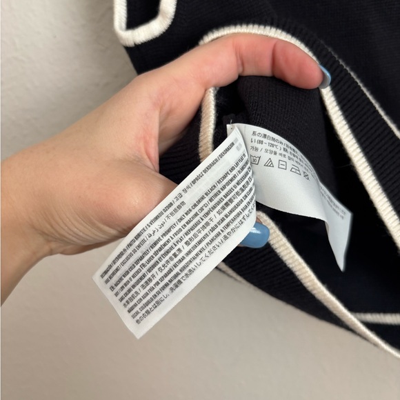 Abercrombie & Fitch Sweater Collared Top M - Picture 4 of 4